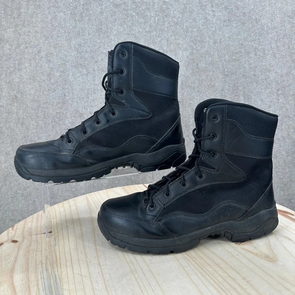 Interceptor Force Tactical Boots Mens 11 Black Steel Toe ASTM F2413-18 Work Boot